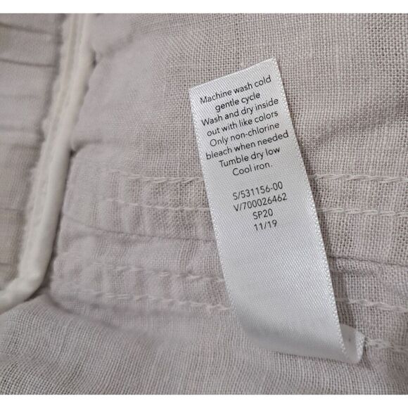 ATHLETA CABO TIDE Linen Jogger Womens Size 4 Pants beige Camouflage Neutral - Picture 11 of 11